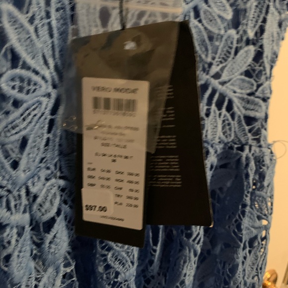 Blue lace dress - Picture 3 of 7